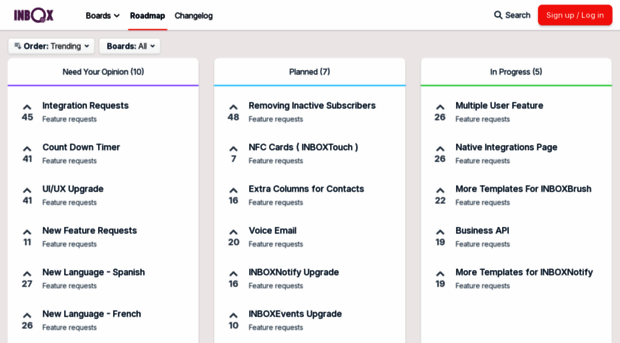 roadmap.useinbox.com