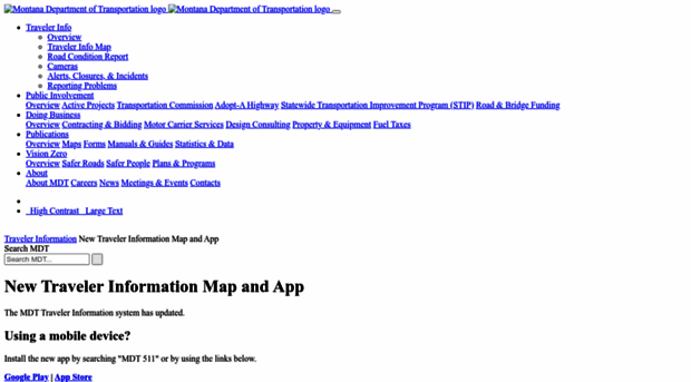 roadreport.mdt.mt.gov
