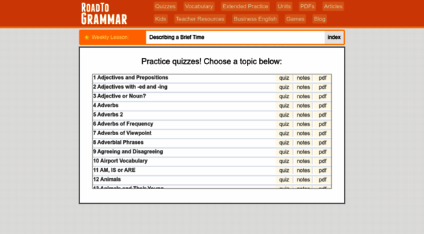 roadtogrammar.com