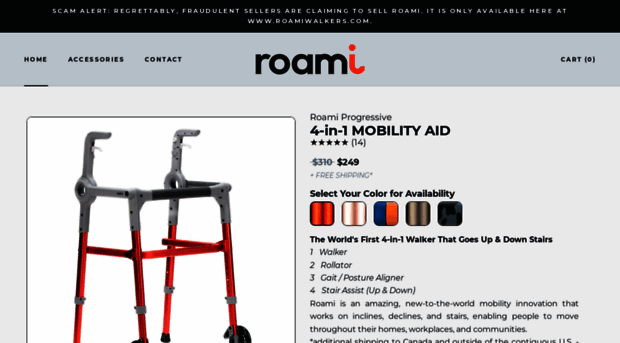 roamiwalkers.com