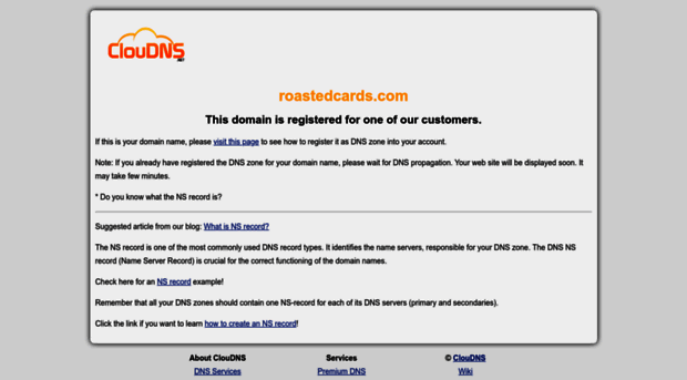 roastedcards.com