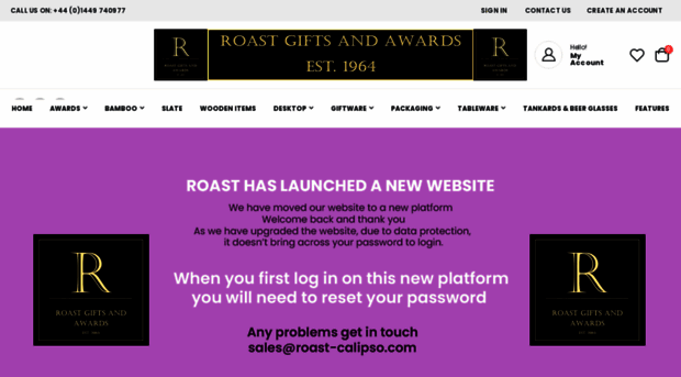 roastgiftsandawards.com