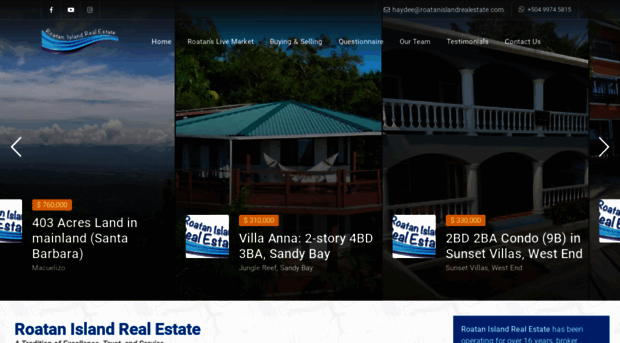 roatanislandrealestate.com