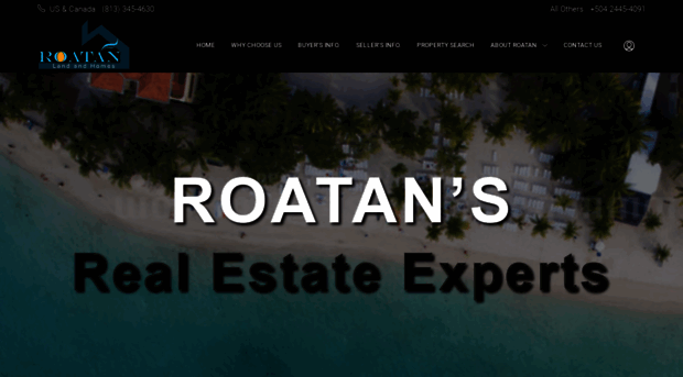 roatanlandandhomes.com