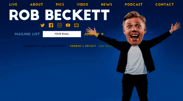 robbeckettcomedy.com