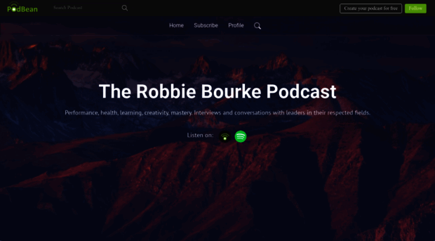 robbiebourke.podbean.com