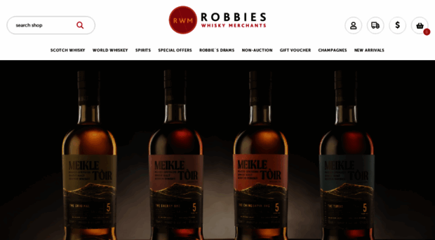 robbieswhiskymerchants.com