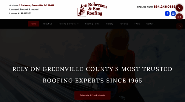 robersonroofing.net