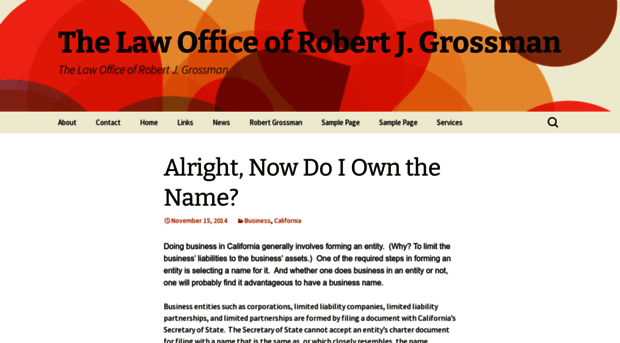 robertgrossmanlawoffice.com