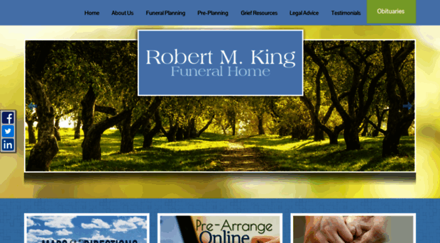 robertmkingfuneralhome.com - Home | Robert M King Funeral H... - Robert