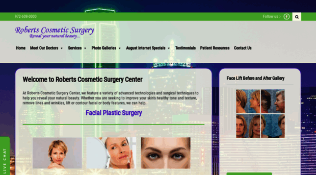 robertscosmeticsurgery.com