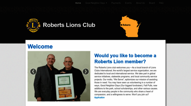 robertslionsclub.com