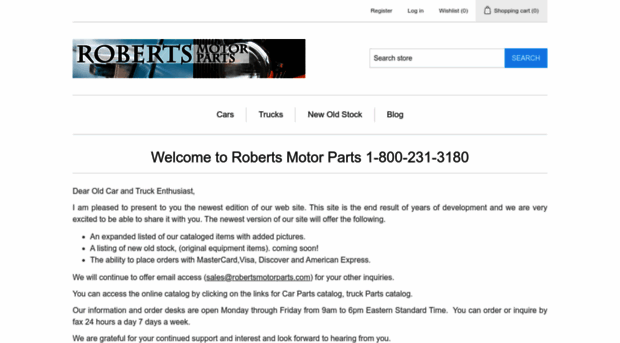 robertsmotorparts.com