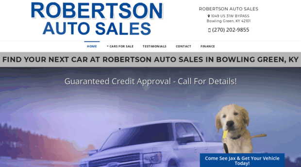 robertsonautosalesky.com