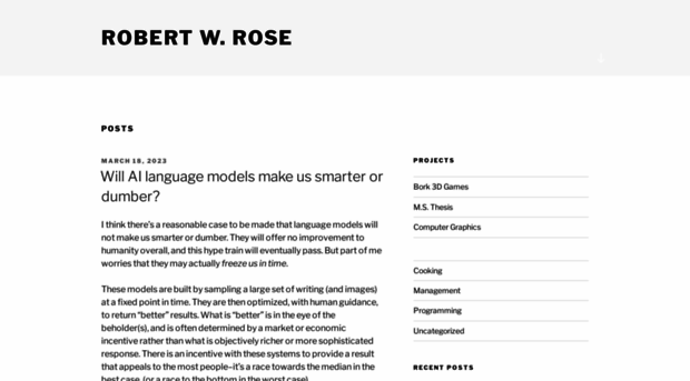 robertwrose.com