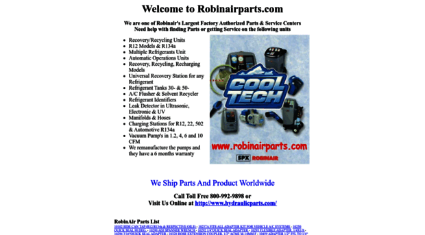 robinairparts.com