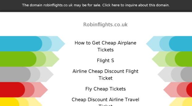 robinflights.co.uk