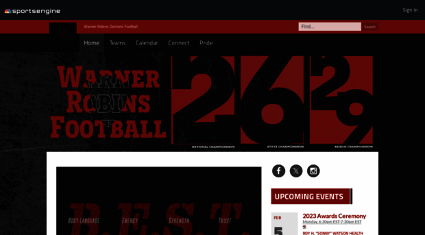 robinsfootball.com