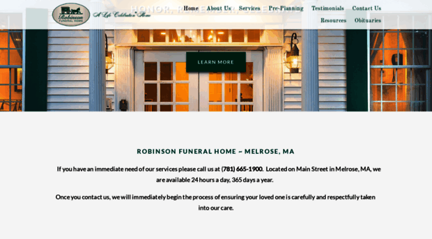 robinsonfuneralhome.com