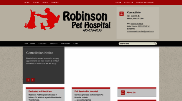 robinsonpethospital.ca