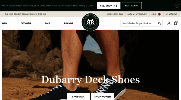 robinsonsshoes.com