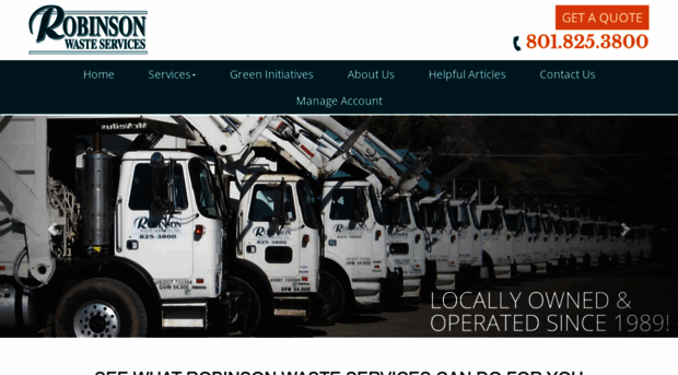 robinsonwasteservices.com