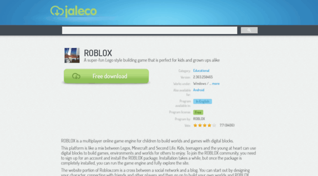 Roblox Jaleco Com Roblox Free Download Roblox Jaleco - is roblox download safe
