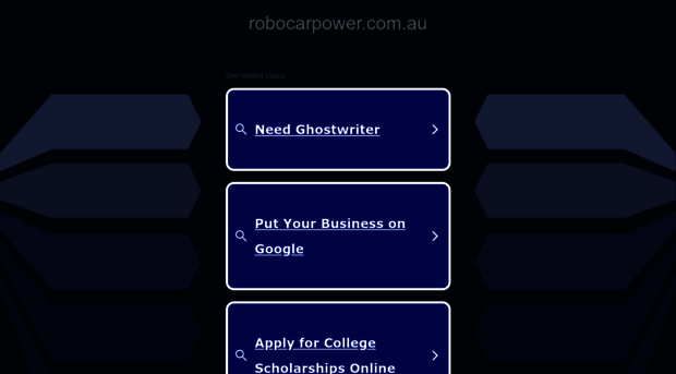 robocarpower.com.au