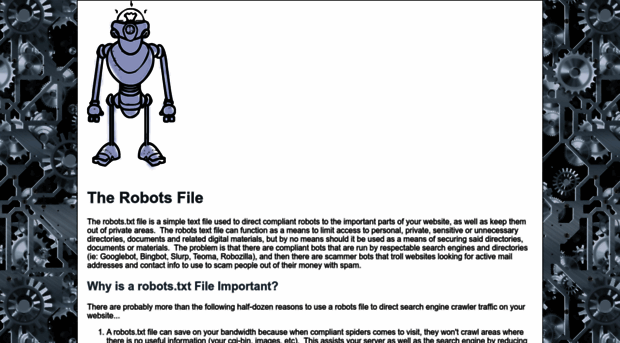 robotsfile.com