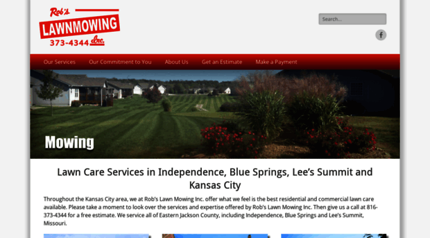 robslawnmowing.com