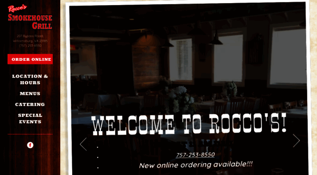 roccosmokehousegrill.com