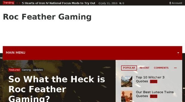 rocfeathergaming.com