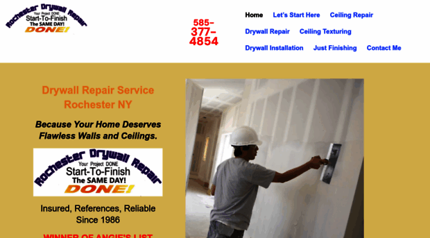 rochesterdrywallrepair.com