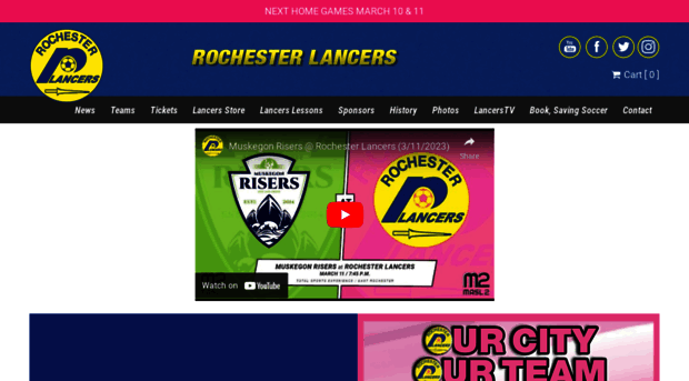 rochesterlancers.com