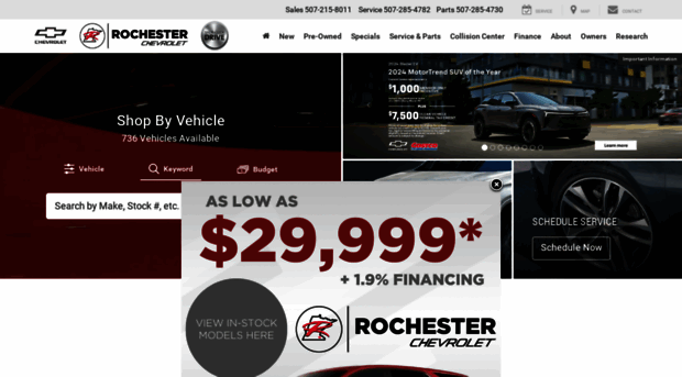 rochestermotorcarschevrolet.com