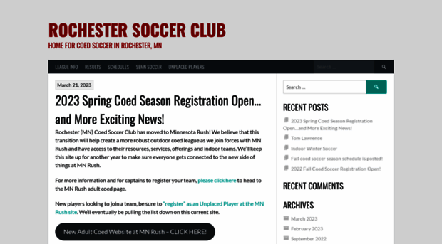 rochestersoccerclub.com