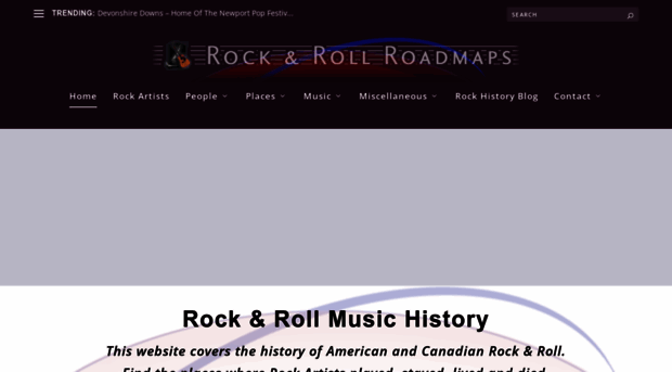 rockandrollroadmap.com