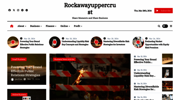 rockawayuppercrust.com