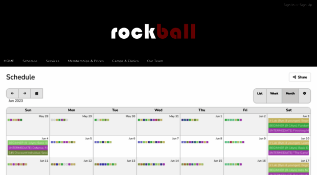 rockball.pike13.com