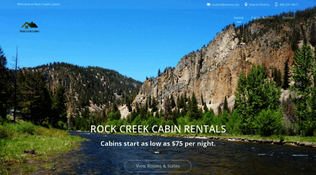 rockcreekcabinrentals.com