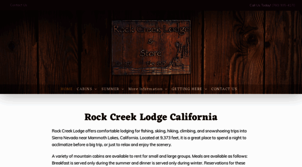 rockcreeklodge.com