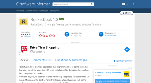 rocketdock.informer.com