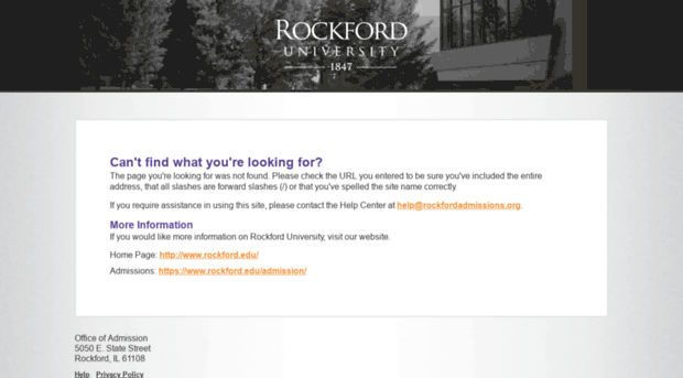 rockfordadmissions.org