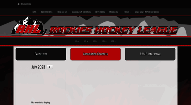 rockieshockeyleague.com