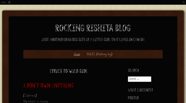 rockingrishita.edublogs.org