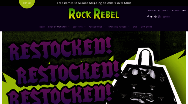 rockrebelshop.com