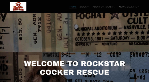 rockstarcockerrescue.com