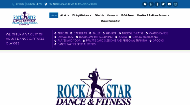 rockstardancefitness.com