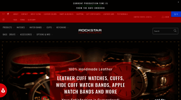 rockstarleatherworks.com