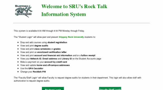 rocktalk.sru.edu